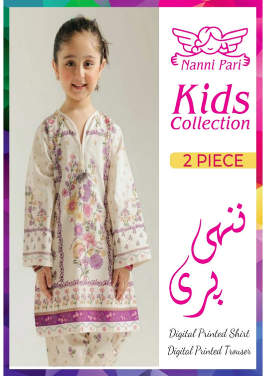 🧸✨ Nanni Pari Kids Collection 2026 ✨🧸🌼 100% Original🌿 Pure Lawn Fabric 👕👖 Kids 2PC Cords Set🎨