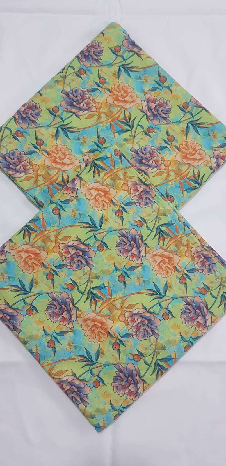 π ZAMAN 100% Original Lawn 2 PC Unstitched β Series 2025 π