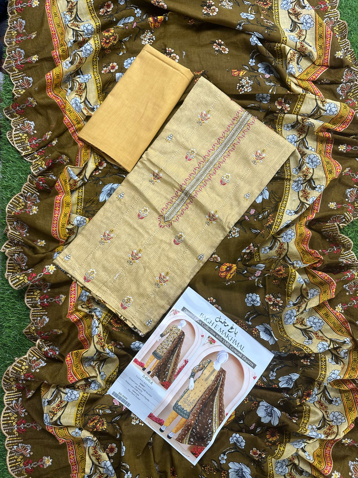 Bagh e Makhmal D-4545-A Embroidered 3Pcs
