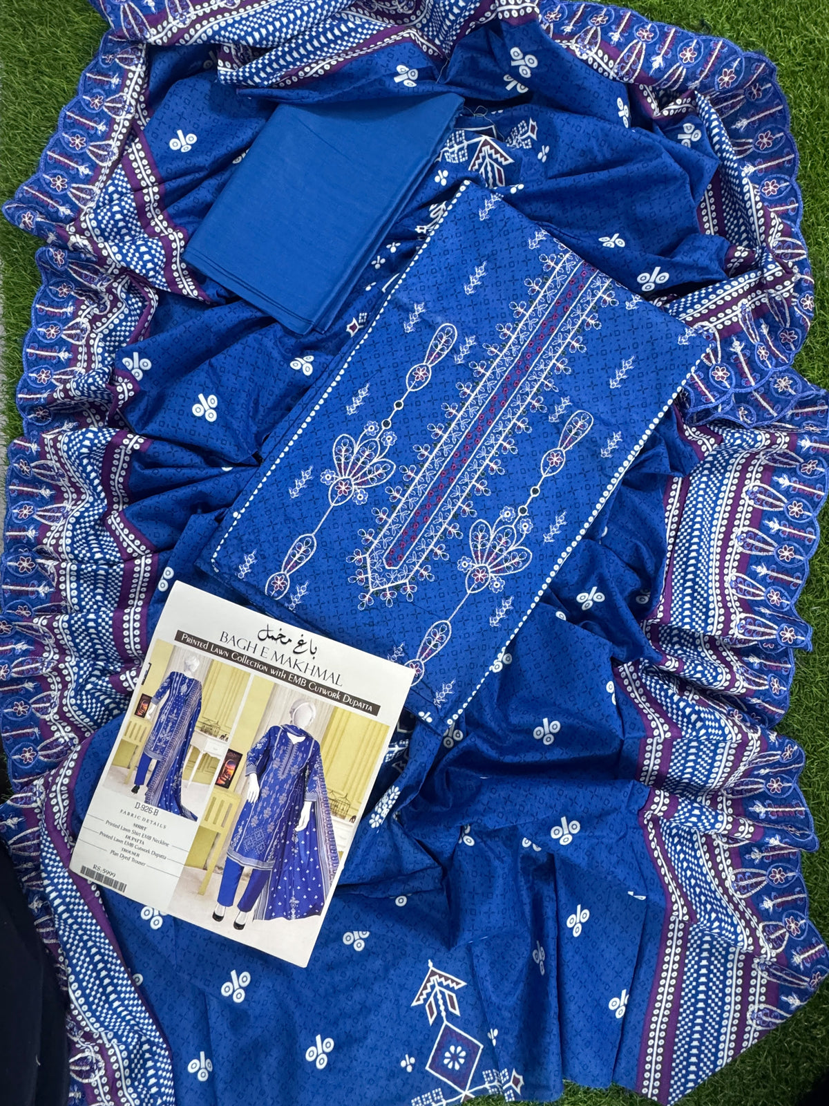 Bagh e Makhmal D-926-B Embroidered 3Pcs