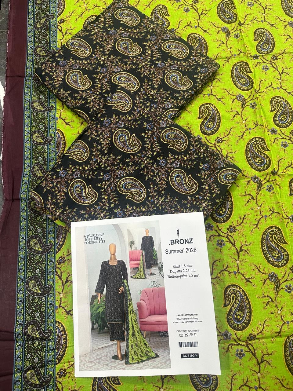 BRONZE 100% Original 3 PIECE SUIT COLLECTION