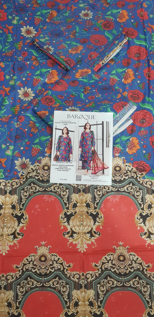 BAROQUE BANADORA With Allover 3 Piece β€οΈ