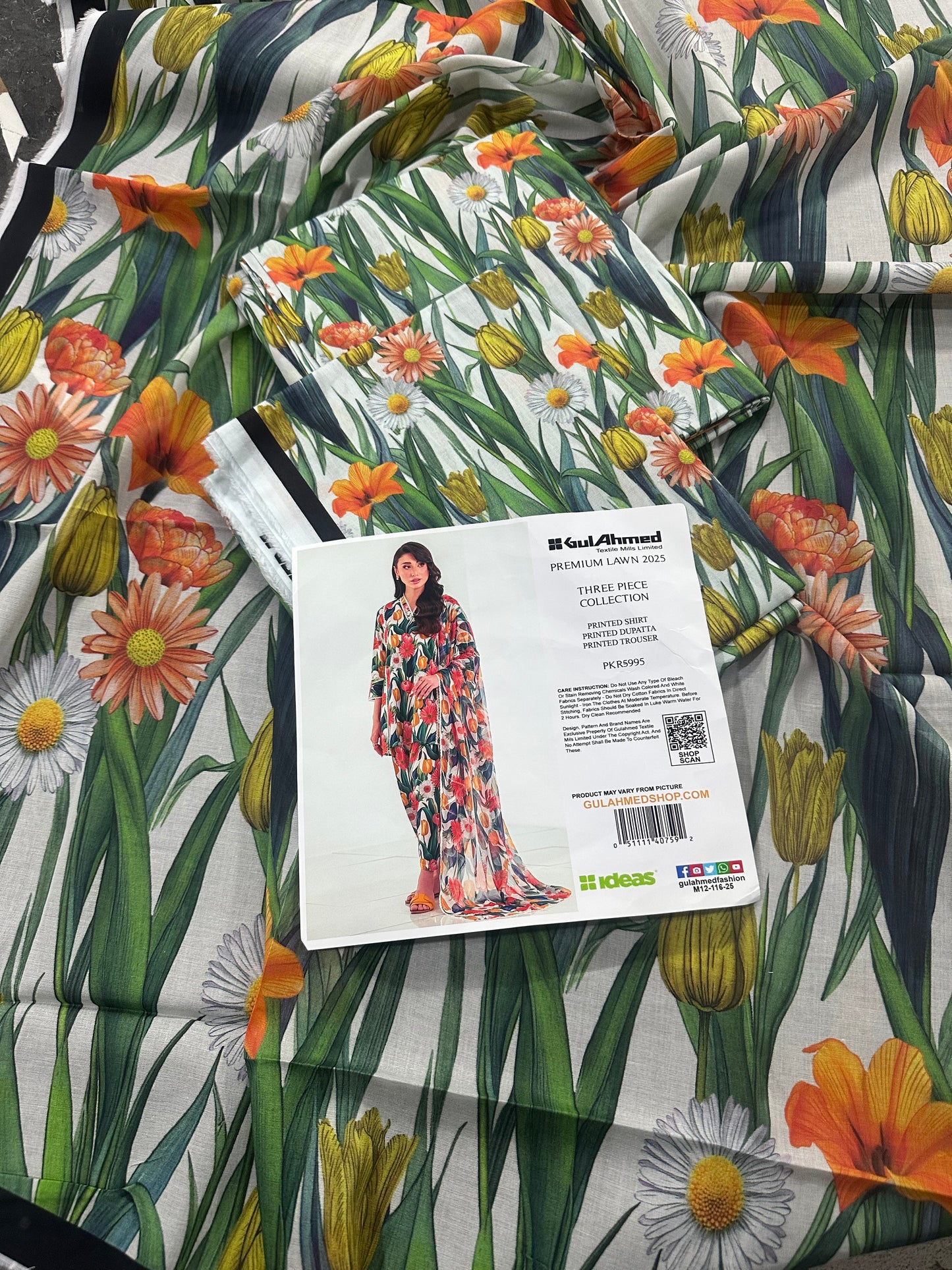 πΈ GulAhmed New Collection 2025 πΈπ 3 Piece Unstitched Airjet Lawn Collection π