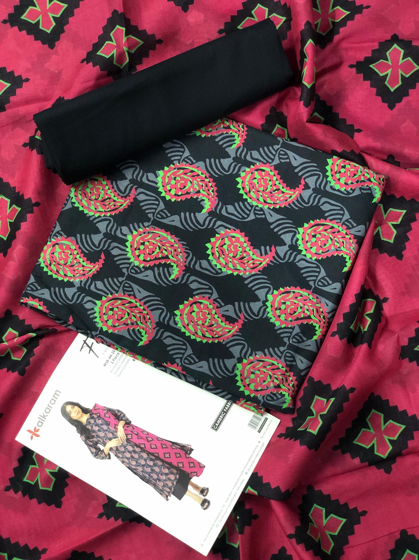 Alkaram 100% Original Lawn 3 Piece ๐๐งก