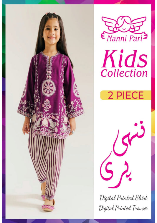 🧸✨ Nanni Pari Kids Collection 2026 ✨🧸🌼 100% Original🌿 Pure Lawn Fabric 👕👖 Kids 2PC Cords Set🎨