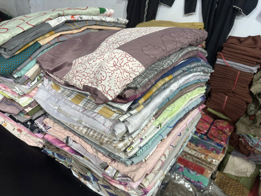 Center Panel Embroidery Bedsheet King Size