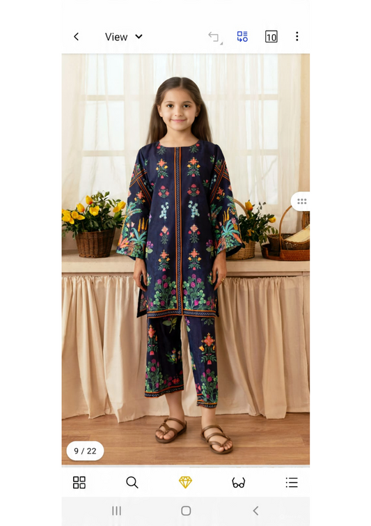 Nanni Pari Kids Unstitched Collection 2026 Vol -2