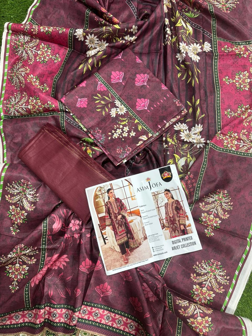 GulAhmed Unstitched Lawn 3 Pieces in Wholesale Price π₯π§‘