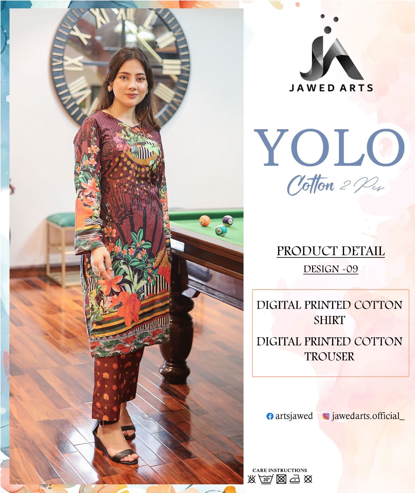 YOLO 100% ORIGINAL COTTON by Jawed Arts 🌷❤️