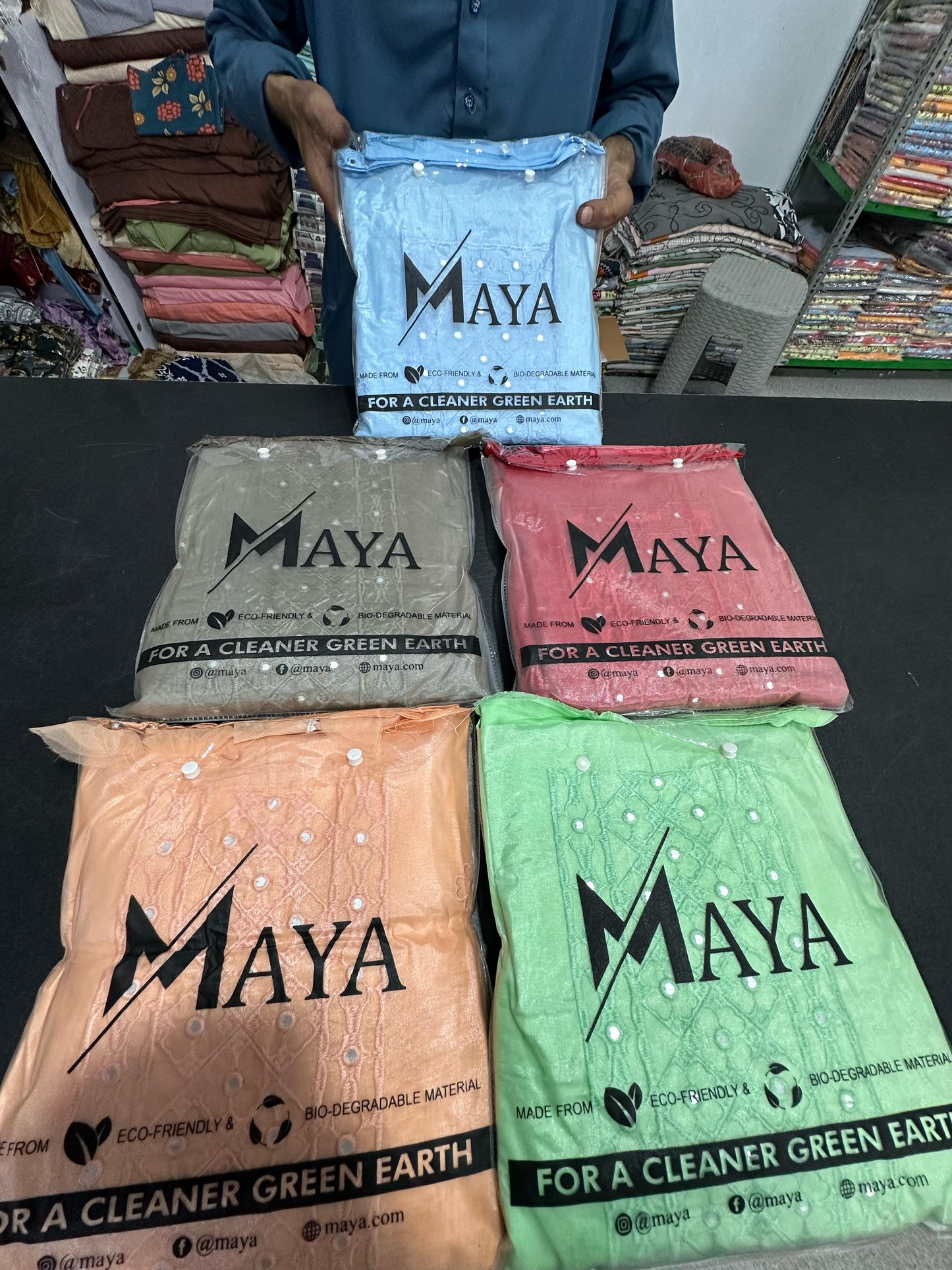 MAYA SHEESH KARI EMBROIDERY 3PCS 🥰