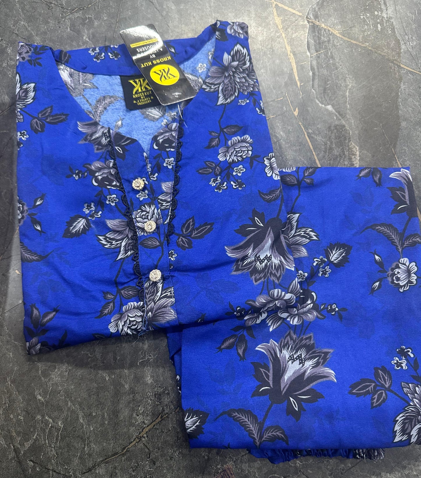 Stitched 2 Pieces Polo Allover Cords Set