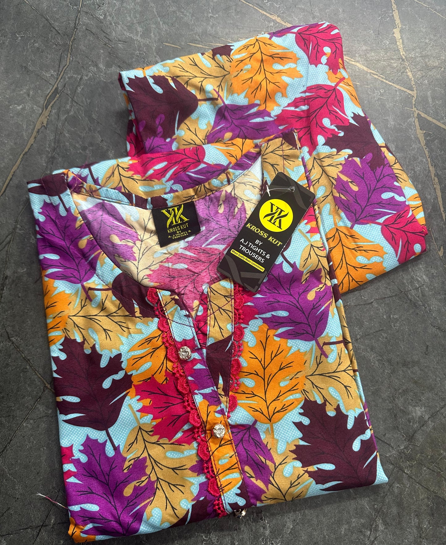 Stitched 2 Pieces Polo Allover Cords Set