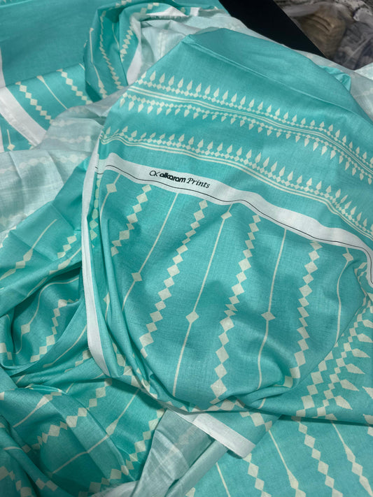 Alkaram 100% Original Lawn Shirt Piece Unstitched Digital Printed 😉🧡