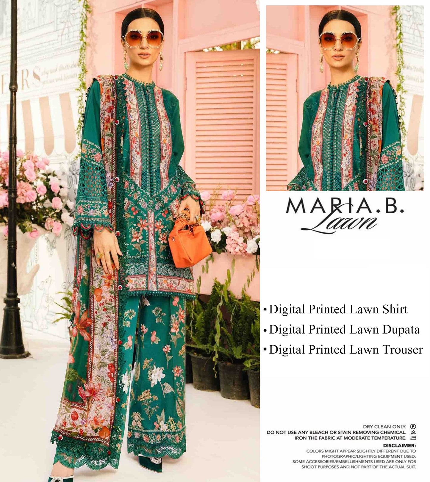 Maria.B Lawn Unstitched 3 Pieces in Wholesale Price 🔥🧡