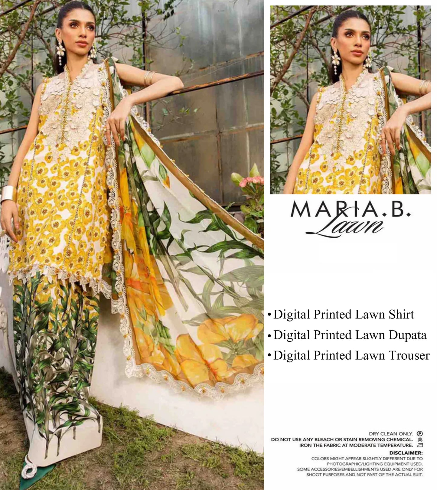 Maria.B Lawn Unstitched 3 Pieces in Wholesale Price 🔥🧡