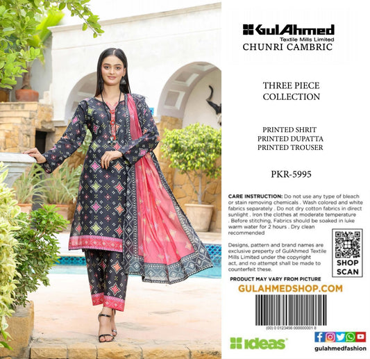 Gulahmed Chunri Lawn 3P