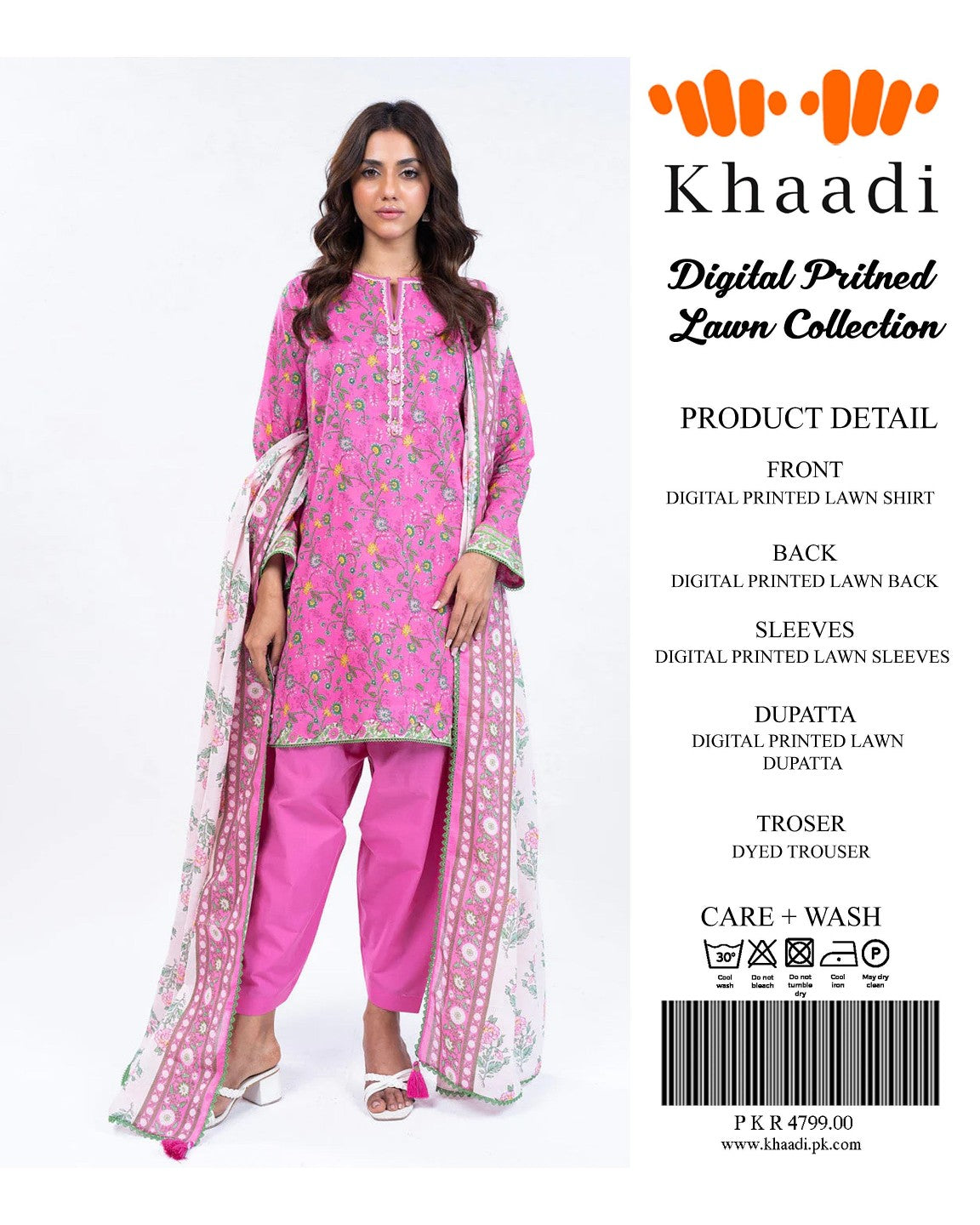 Khaadi Printed 3P