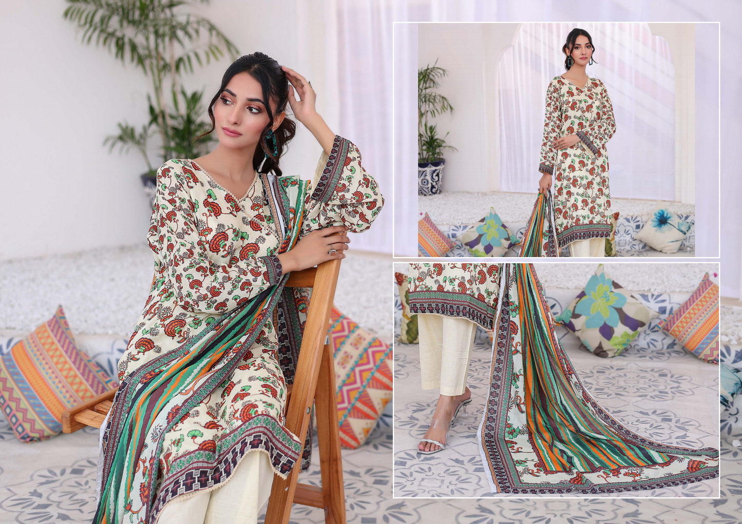 Mirha By Leeds Textile 3P | D-04