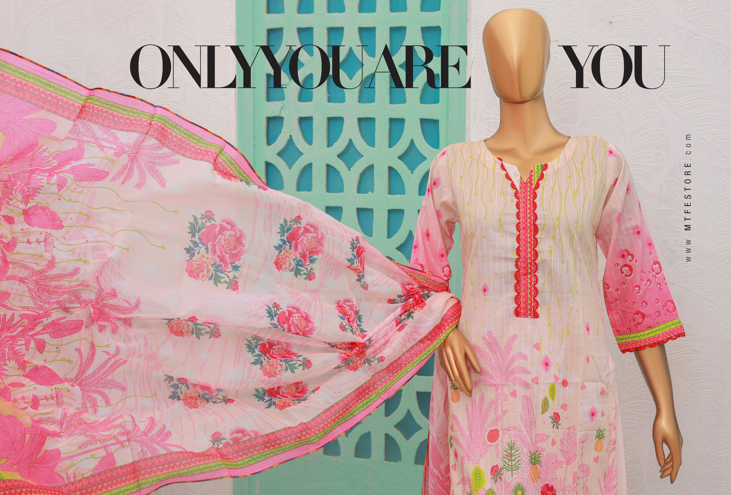 RANI DORIA PRINTED LAWN 3P D-06 by MTF