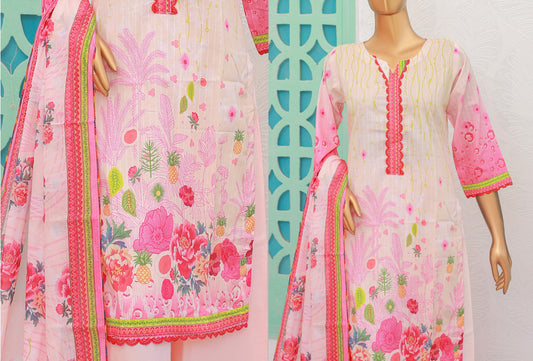 RANI DORIA PRINTED LAWN 3P D-06 by MTF