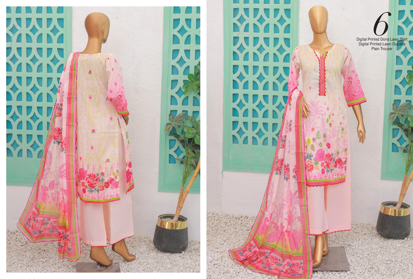 RANI DORIA PRINTED LAWN 3P D-06 by MTF