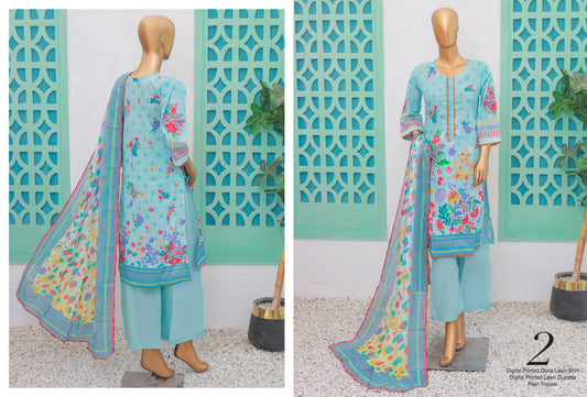 RANI DORIA PRINTED LAWN 3P by MTF