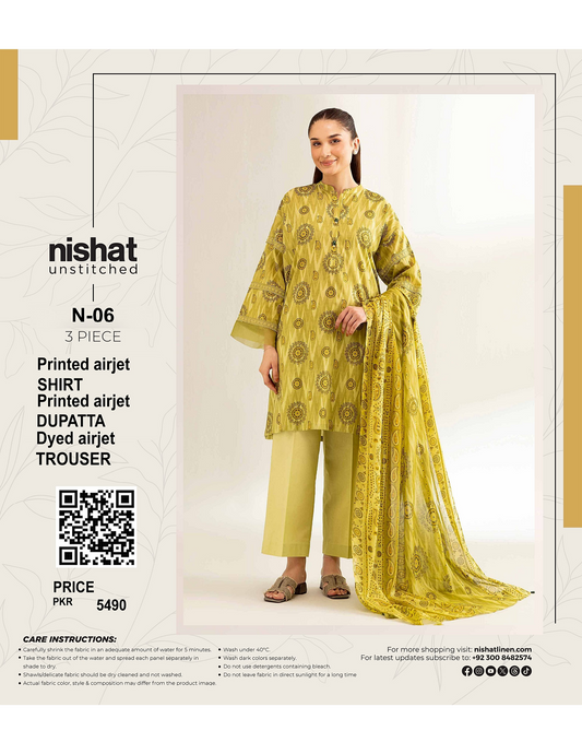 NISHAT UNSTITCHED LAWN 3PCS COLLECTION 2026 ðĨâĪïļ