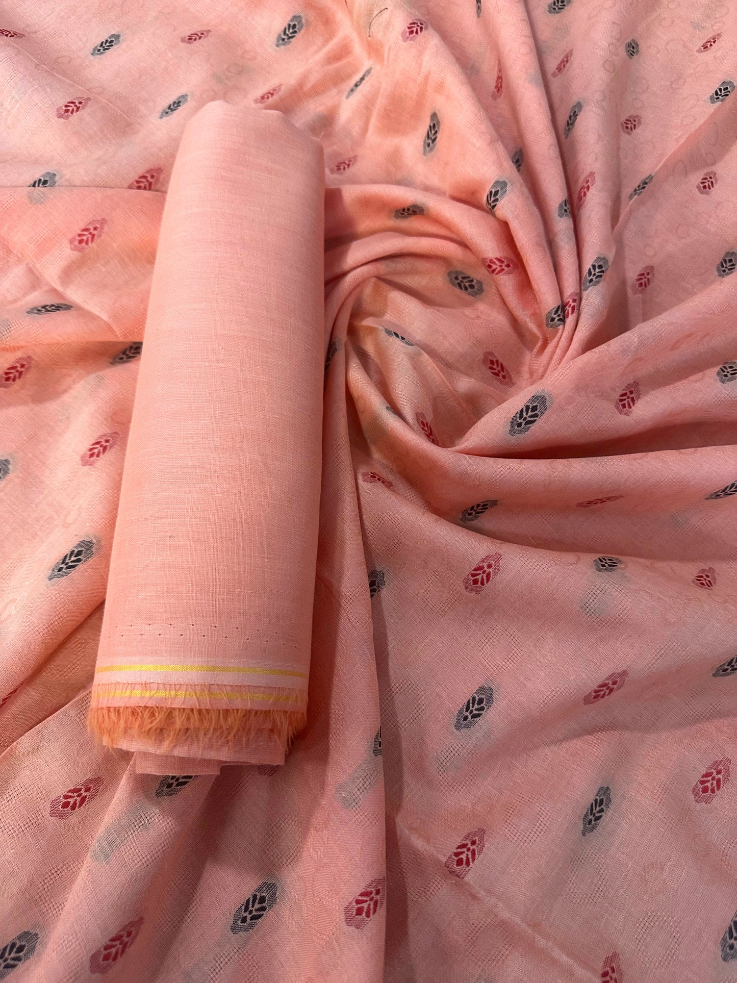 Jacquard Peach Lawn 2 Pcs Collection