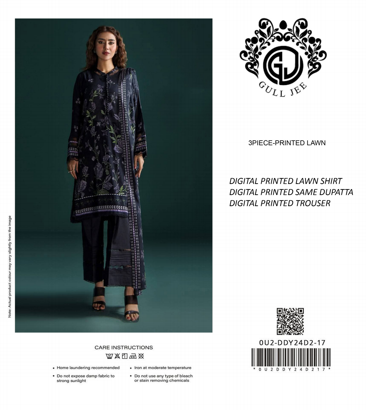 Gull Jee Unstitched Lawn 3 Pieces in Wholesale Price ๐ฅ๐งก