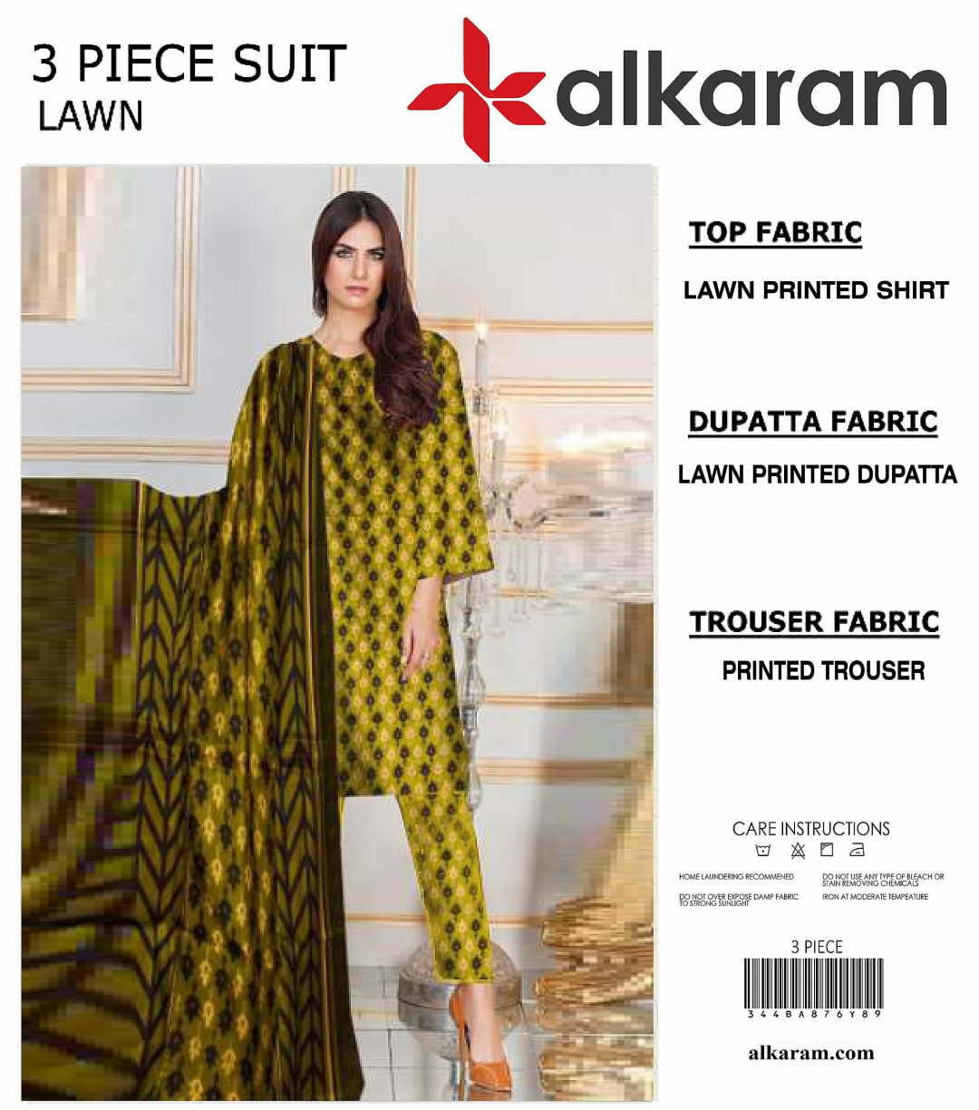 Alkaram Unstitched Lawn 3 Pieces in Wholesale Price π₯β€οΈ