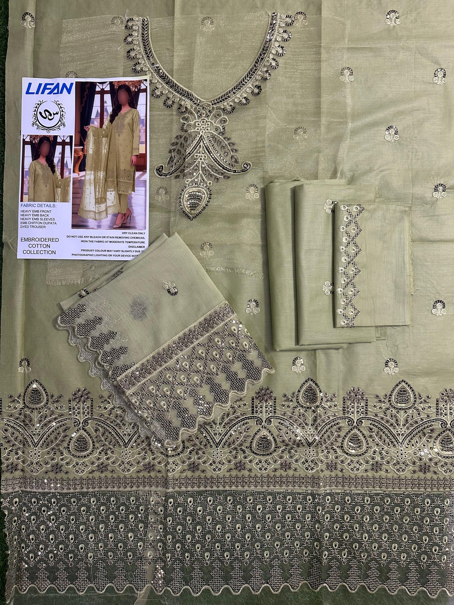 Sara Safaz Fancy Party Wear Embroidered Collection 3-Piece Suits โ Elegant & Stylish