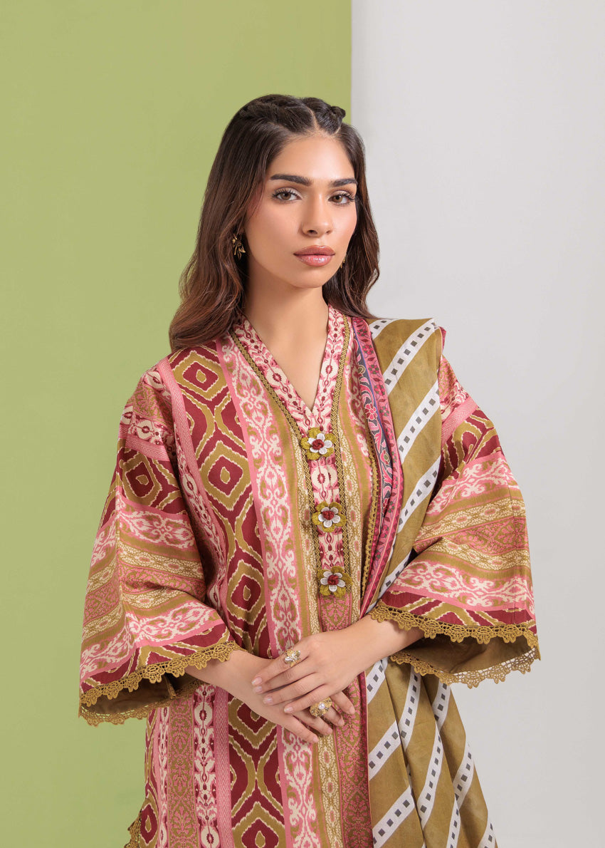 Bonanza Satrangi Unstitched Aztec Paisley - 3 Pc (WU3PPBS25LISO41)