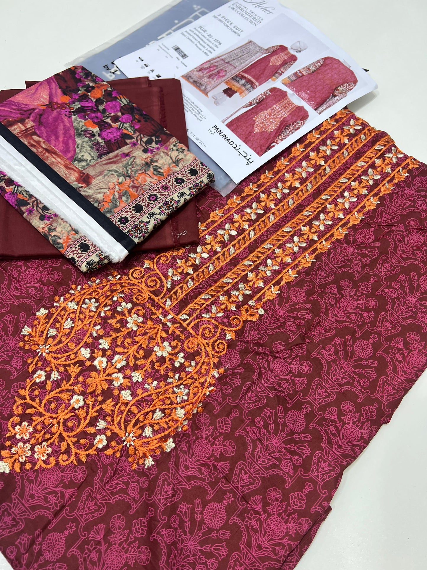 ✨🌸 MEHER 𝑭𝒆𝒔𝒕𝒊𝒗𝒆 🌸✨ 👑 PANJNAD BY J. Embroidered Collection 2026 👑