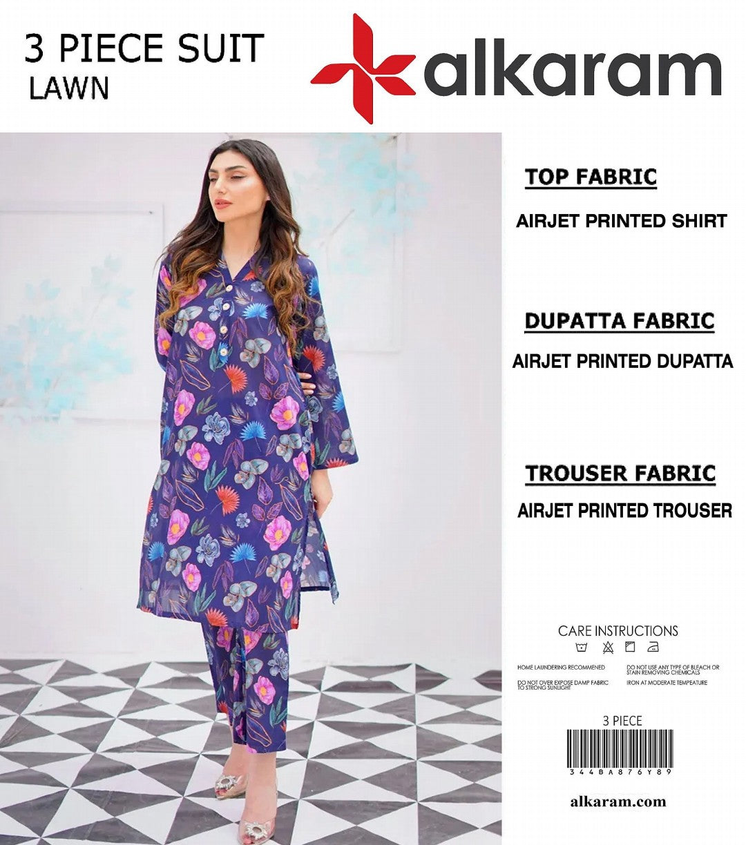 Alkaram Unstitched Lawn 3 Pieces in Wholesale Price π₯β€οΈ