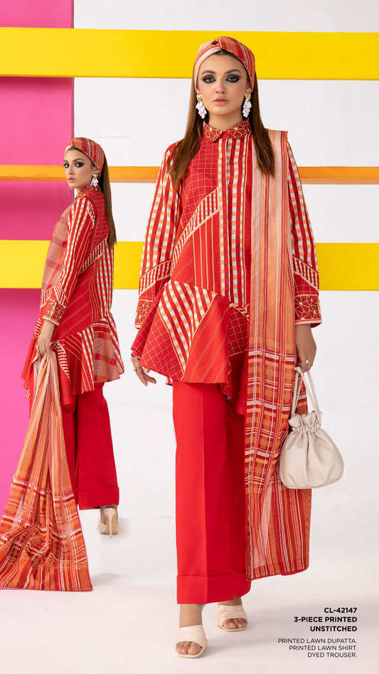 GulAhmed Original Lawn Unstitched 3 Pieces šš„āØ