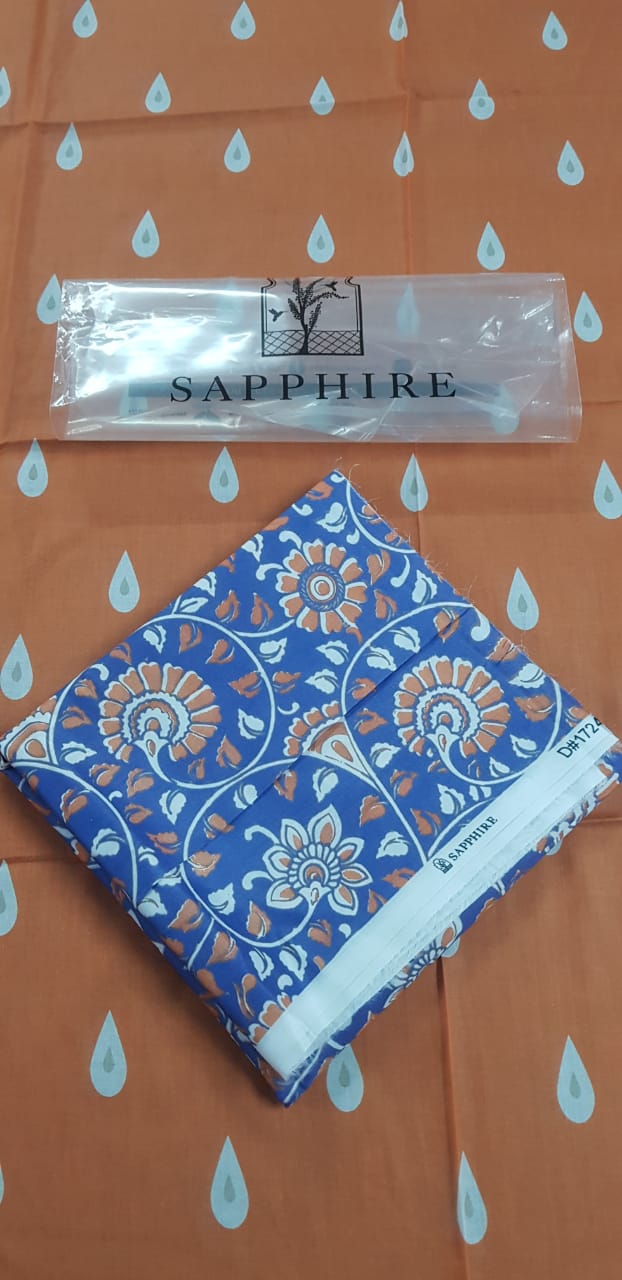 Sapphire Shirt Dupatta Lawn 2Pcs π₯