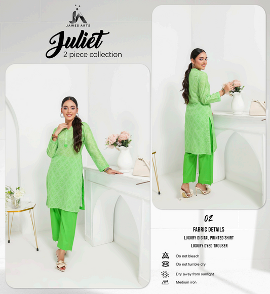 Juliet (S+T) Series 2Pcs Collection By Jawed Arts®️ Design No: 2
