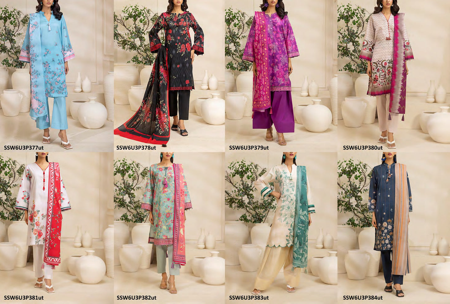 SALITEX FLORA VOL-I 100% Original Lawn ❤️ by SANA& SARA