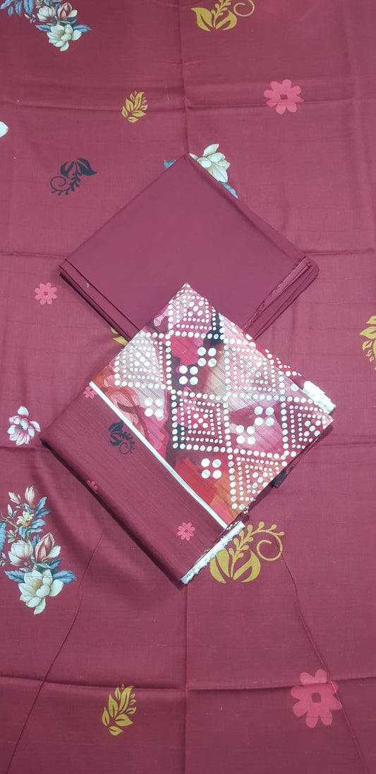 Ego Doria Lawn Unstitched AllOver 3Pcs ππ