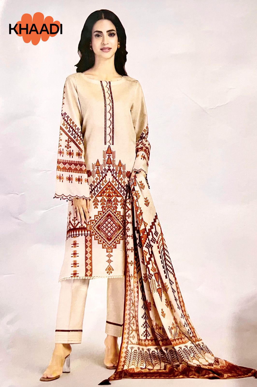 KHAADI 100% Original 3 Piece
