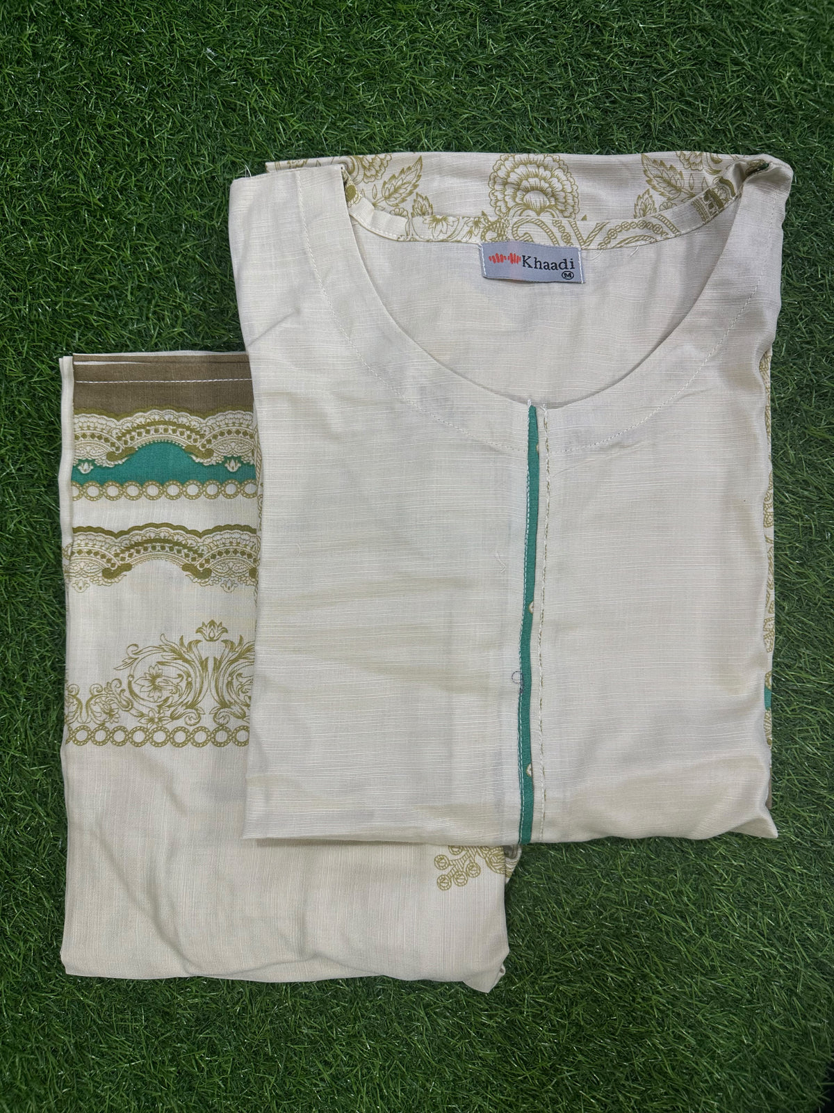 Khaadi Cream 2Pcs