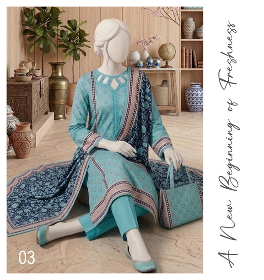SAWERA – RANG-E-BAHAR (Vol-3) 3-PIECE UNSTITCHED COLLECTION
