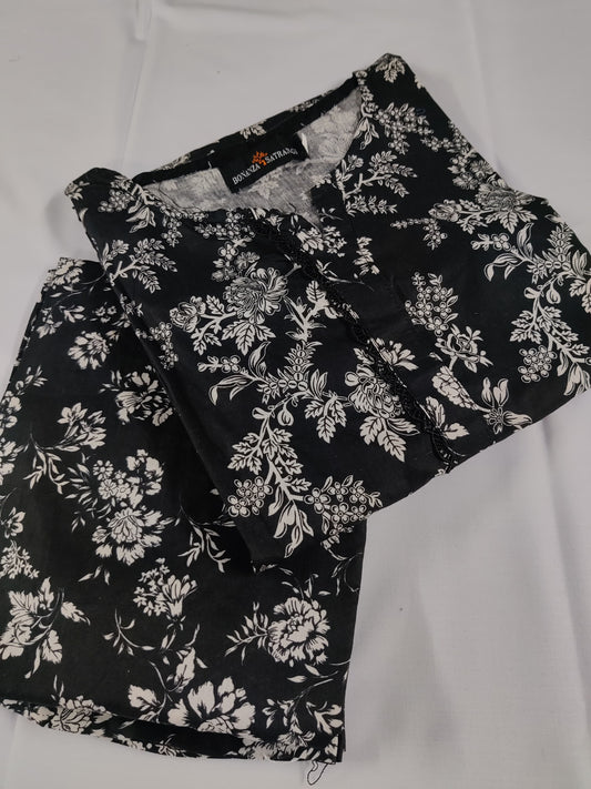 BONANZA SATRANGI STITCHED LAWN B&W CORDS SET 2 Piece โค๏ธ๐ฅ