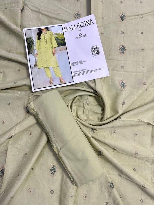 BALLERINA BY ALMEERAH D-12- 2PCS JACQUARD COLLECTION