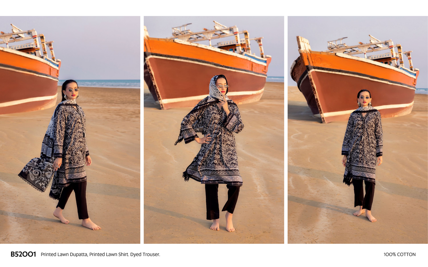 NOIR BLACK & WHITE COLLECTION 2025 BY GulAhmed đĽâ¤ď¸