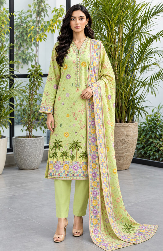 Sahara Pista Printed 3Pcs