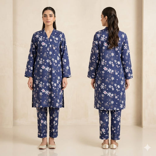 EGO 5MTR – DAABI Digital Printed All-Over 2-Piece Suit Unstitched Collection