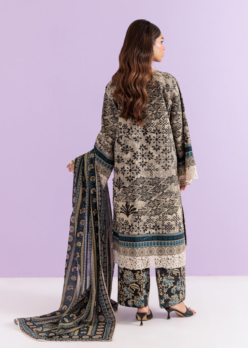 BONANZA SATRANGI Unstitched
Noirleaf - 3 Pc (WUS25P3255)🔥❤️