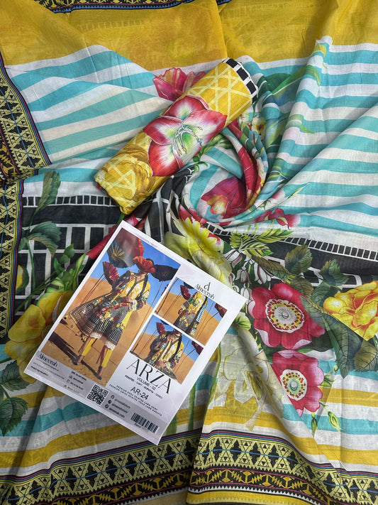 Almeerah ARZA – PRINTED 2PC Premium Lawn Collection
