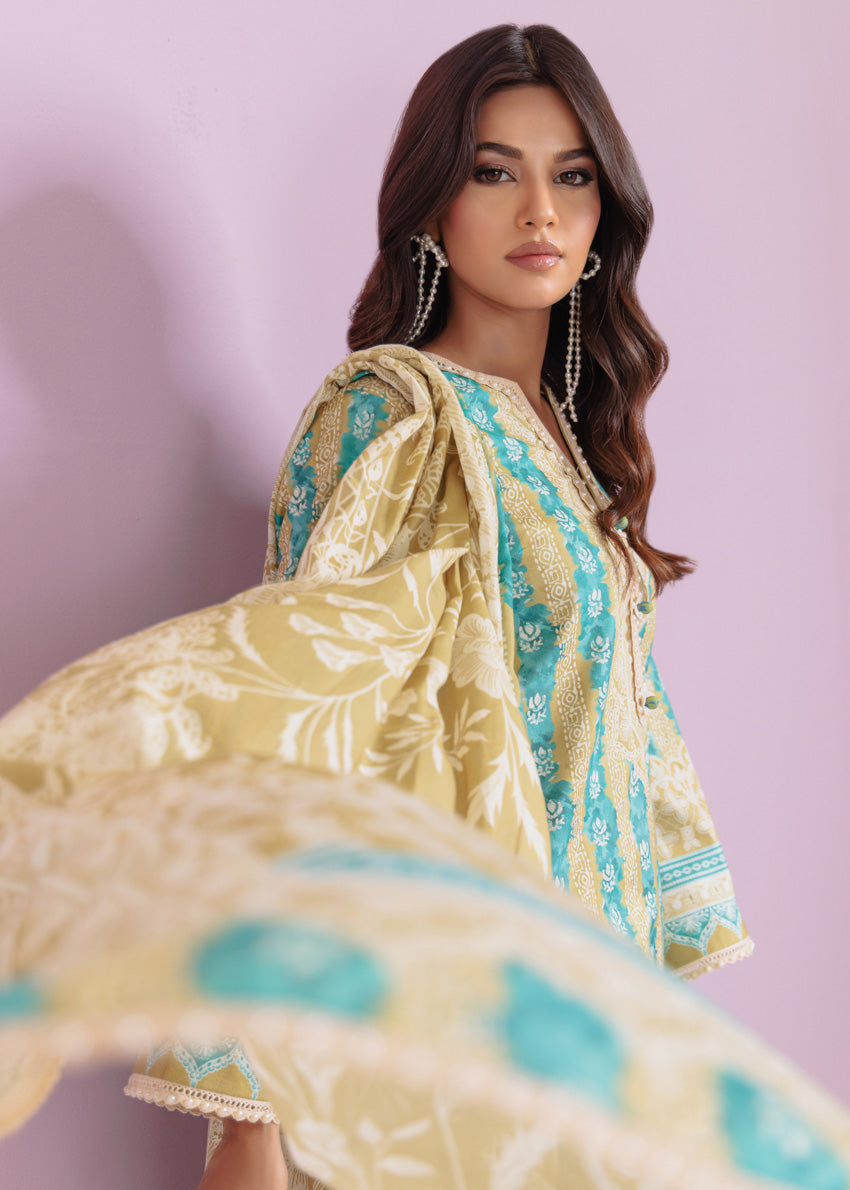 Bonanza Satrangi Unstitched Ikat - 3 Pc (WU3PPBS25LIUN15) 🔥🥰
